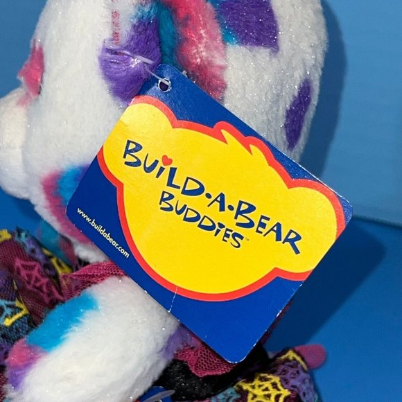 Build A Bear Smallfry Buddies Hearts & Hugs 7" Plush Skeleton Witch Dress Tags - Picture 5 of 9